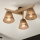 Brilagi - Surface-mounted chandelier ANTHONY 3xE14/40W/230V oak/brown