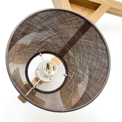 Brilagi - Surface-mounted chandelier ANTHONY 3xE14/40W/230V oak/brown