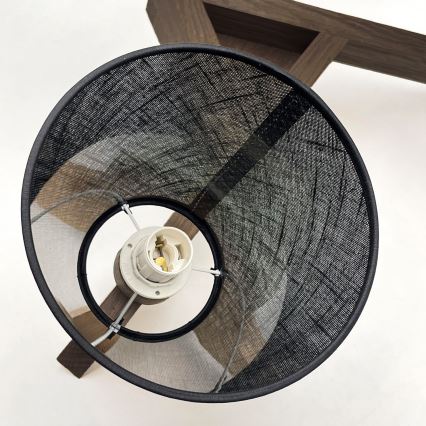 Brilagi - Surface-mounted chandelier ANTHONY 3xE14/40W/230V oak walnut/black
