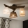 Brilagi - Surface-mounted chandelier ANTHONY 3xE14/40W/230V oak walnut