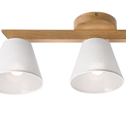 Brilagi - Surface-mounted chandelier ANTHONY 3xE14/40W/230V oak/white