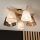 Brilagi - Surface-mounted chandelier ANTHONY 5xE14/40W/230V oak