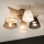 Brilagi - Surface-mounted chandelier ANTHONY 5xE14/40W/230V oak