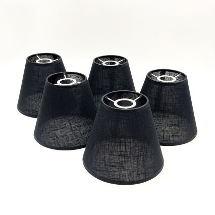 Brilagi - Surface-mounted chandelier ANTHONY 5xE14/40W/230V oak walnut/black