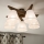 Brilagi - Surface-mounted chandelier ANTHONY 5xE14/40W/230V oak walnut/white