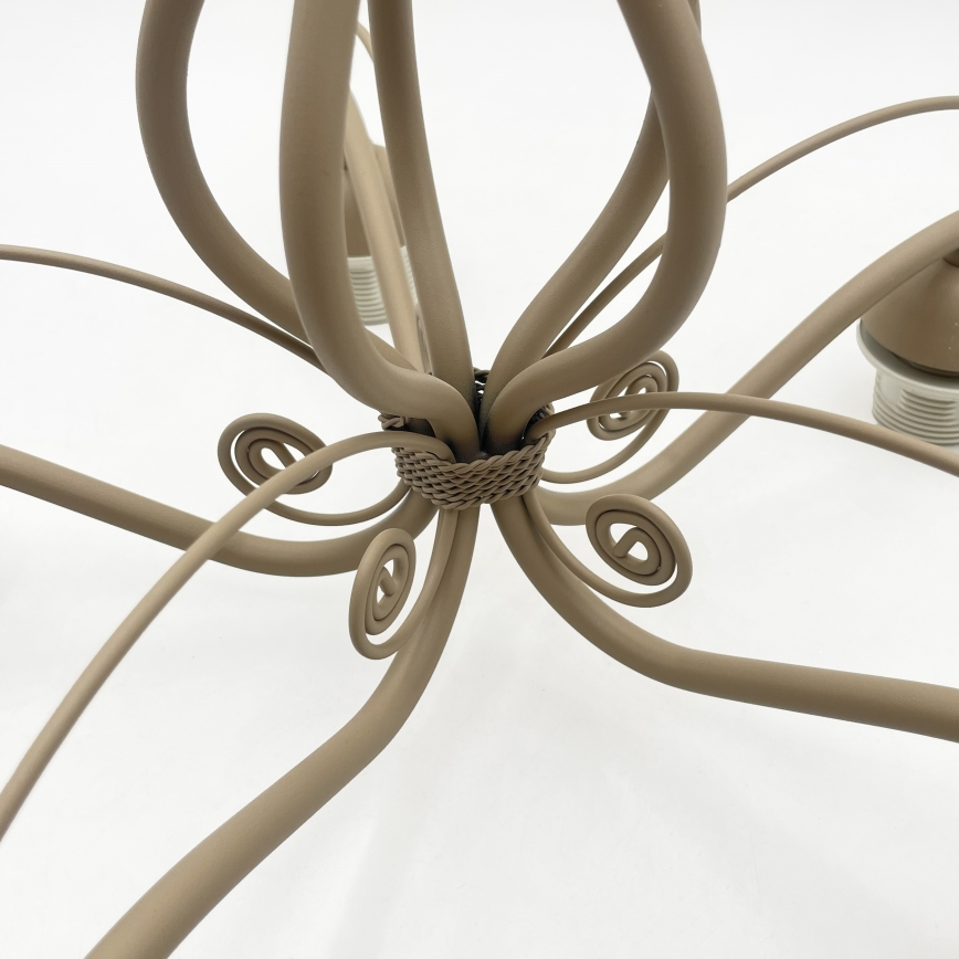 Brilagi - Surface-mounted chandelier ANTICO MODERN 5xE27/60W/230V beige