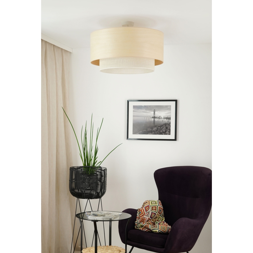 Brilagi - Surface-mounted chandelier ARIZONA BOHO 1xE27/15W/230V d. 60 cm beige