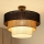Brilagi - Surface-mounted chandelier ASPEN LUNETA 1xE27/15W/230V d. 45 cm black/beige/creamy