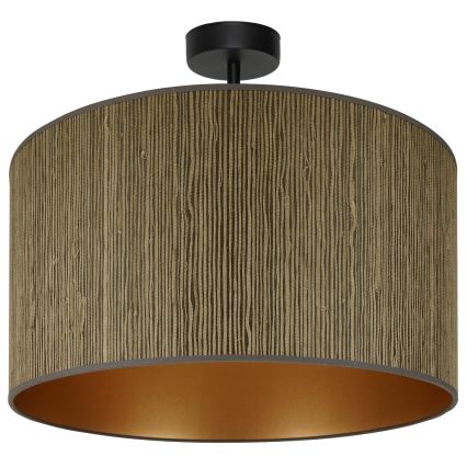 Brilagi - Surface-mounted chandelier BOSTON ROLLER 1xE27/15W/230V d. 45 cm straw brown/gold