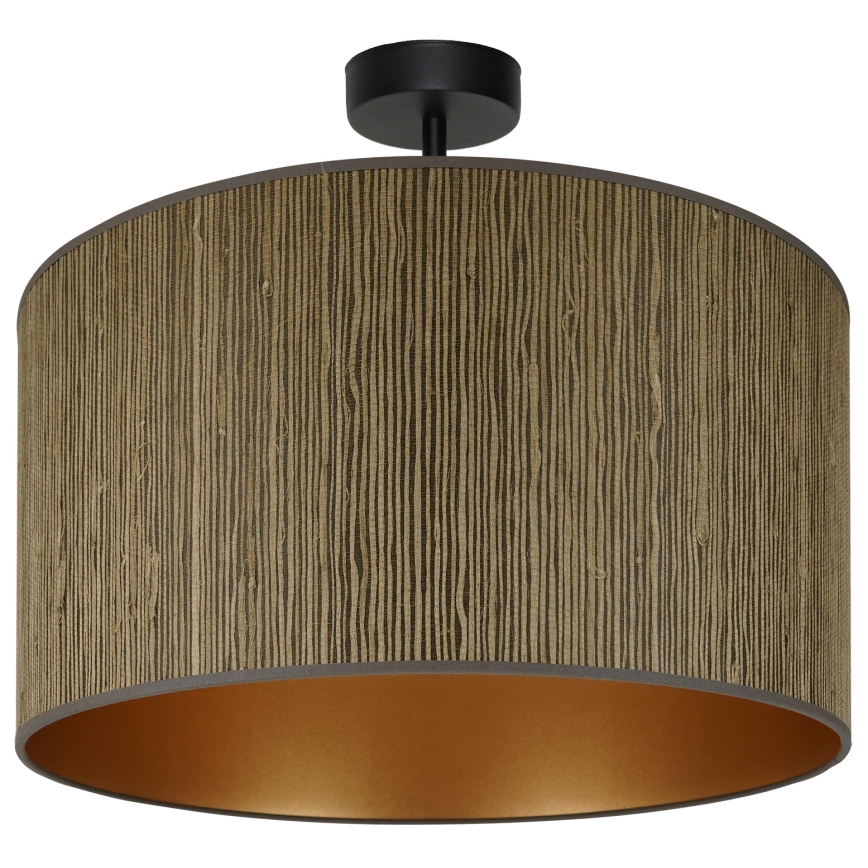 Brilagi - Surface-mounted chandelier BOSTON ROLLER 1xE27/15W/230V d. 45 cm straw brown/gold