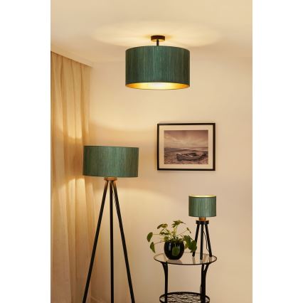 Brilagi - Surface-mounted chandelier BOSTON ROLLER 1xE27/15W/230V d. 45 cm straw green/gold