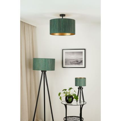 Brilagi - Surface-mounted chandelier BOSTON ROLLER 1xE27/15W/230V d. 45 cm straw green/gold