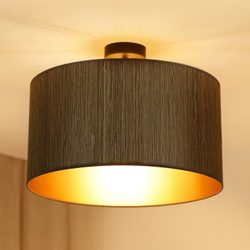 Brilagi - Surface-mounted chandelier BOSTON ROLLER 1xE27/15W/230V d. 45 cm straw brown/gold