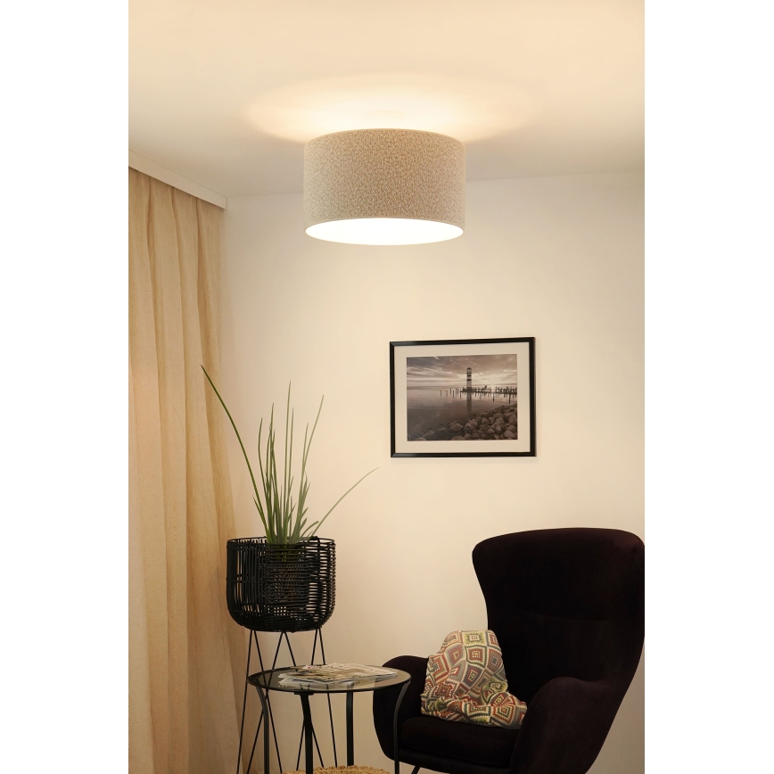 Brilagi - Surface-mounted chandelier BOUCLE ROLLER 1xE27/15W/230V d. 45 cm creamy