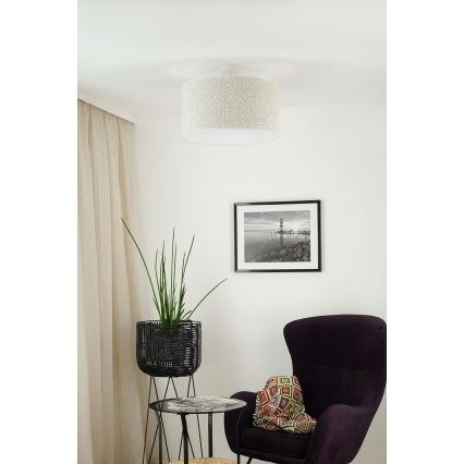 Brilagi - Surface-mounted chandelier BOUCLE ROLLER 1xE27/15W/230V d. 45 cm creamy