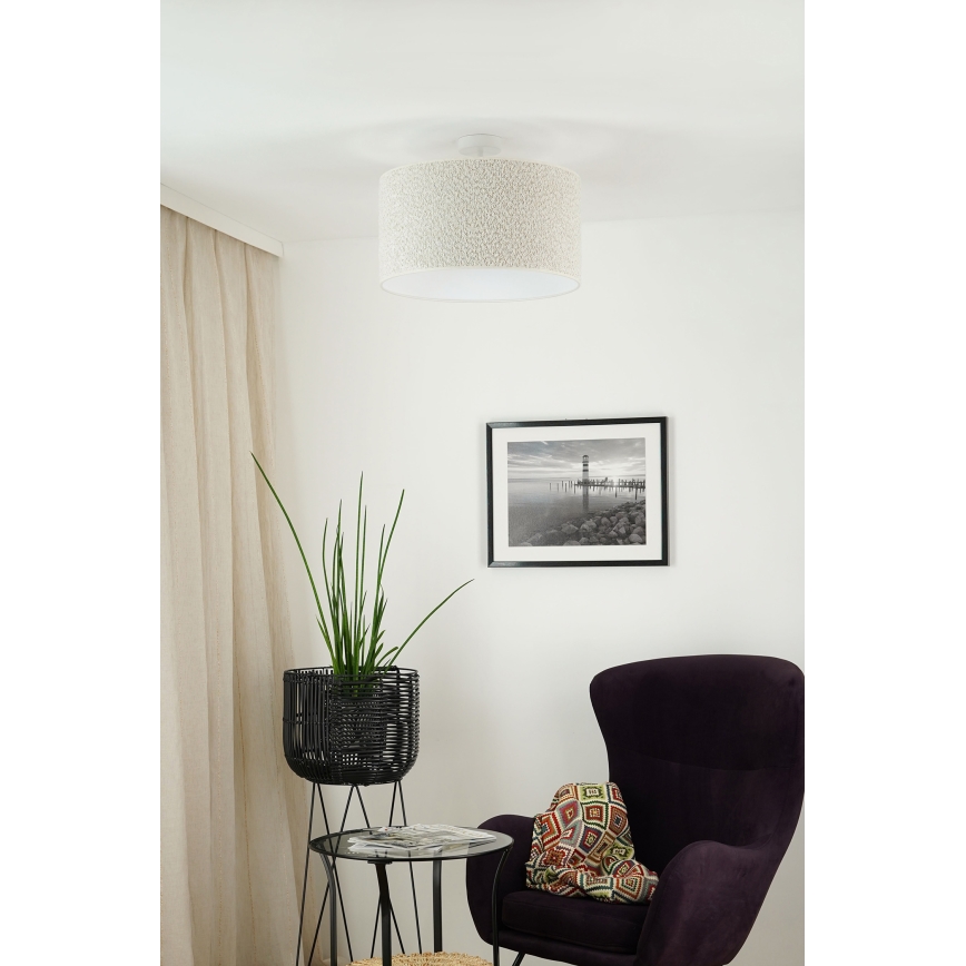 Brilagi - Surface-mounted chandelier BOUCLE ROLLER 1xE27/15W/230V d. 45 cm creamy