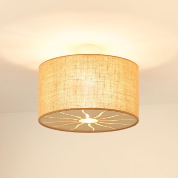 Brilagi - Surface-mounted chandelier COUNTRY ROLLER 1xE27/15W/230V d. 45 cm beige