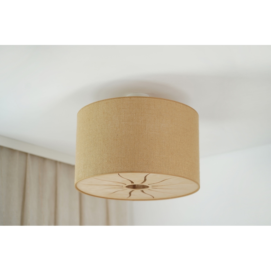 Brilagi - Surface-mounted chandelier COUNTRY ROLLER 1xE27/15W/230V d. 45 cm beige