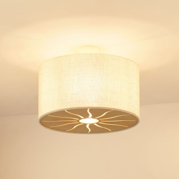 Brilagi - Surface-mounted chandelier COUNTRY ROLLER 1xE27/15W/230V d. 45 cm creamy