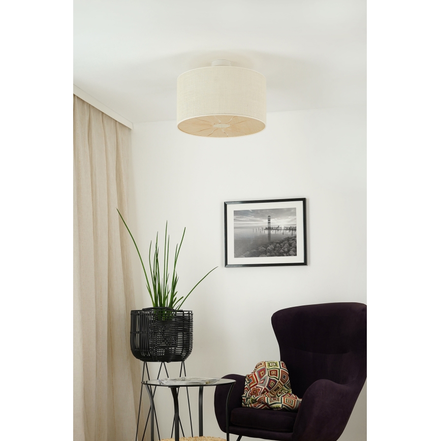 Brilagi - Surface-mounted chandelier COUNTRY ROLLER 1xE27/15W/230V d. 45 cm creamy
