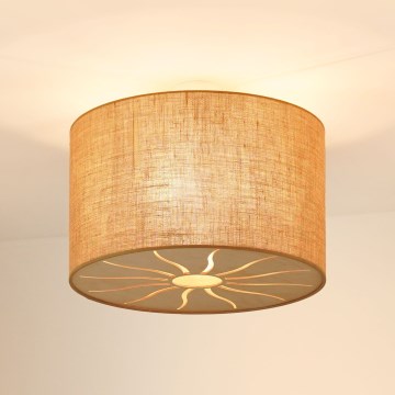 Brilagi - Surface-mounted chandelier COUNTRY ROLLER 1xE27/15W/230V d. 50 cm beige