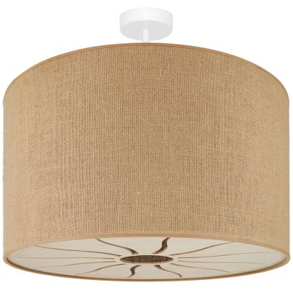 Brilagi - Surface-mounted chandelier COUNTRY ROLLER 1xE27/15W/230V d. 50 cm beige