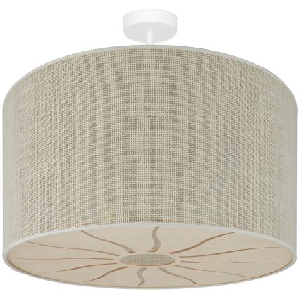 Brilagi - Surface-mounted chandelier COUNTRY ROLLER 1xE27/15W/230V d. 50 cm creamy