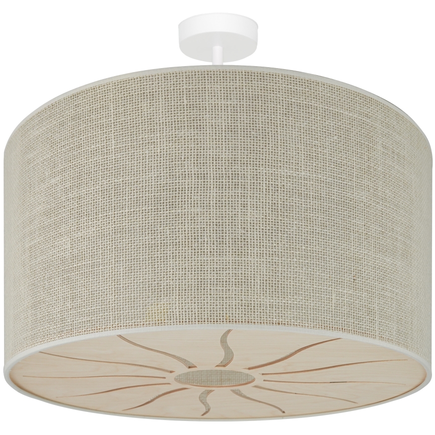 Brilagi - Surface-mounted chandelier COUNTRY ROLLER 1xE27/15W/230V d. 50 cm creamy