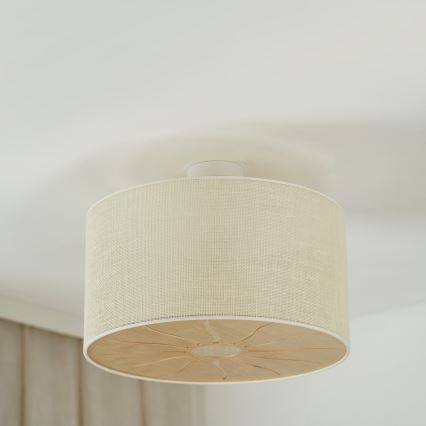 Brilagi - Surface-mounted chandelier COUNTRY ROLLER 1xE27/15W/230V d. 50 cm creamy