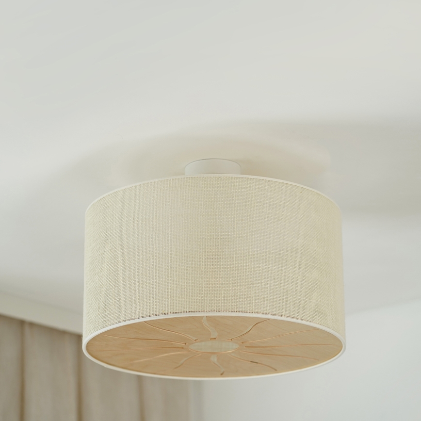 Brilagi - Surface-mounted chandelier COUNTRY ROLLER 1xE27/15W/230V d. 50 cm creamy