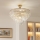Brilagi - Surface-mounted chandelier CRYSTAL 5xE14/40W/230V gold