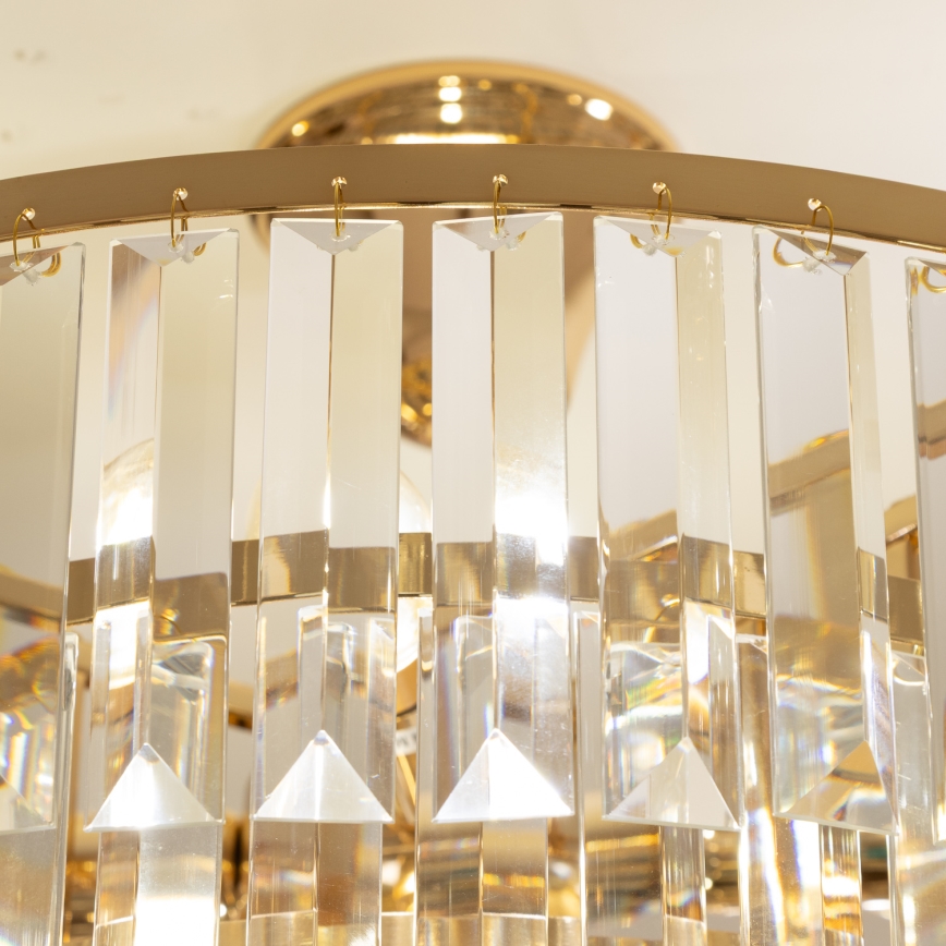 Brilagi - Surface-mounted chandelier CRYSTAL 5xE14/40W/230V gold