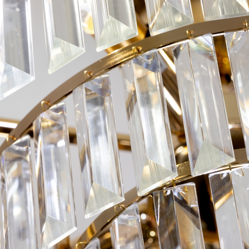 Brilagi - Surface-mounted chandelier CRYSTAL 5xE14/40W/230V gold
