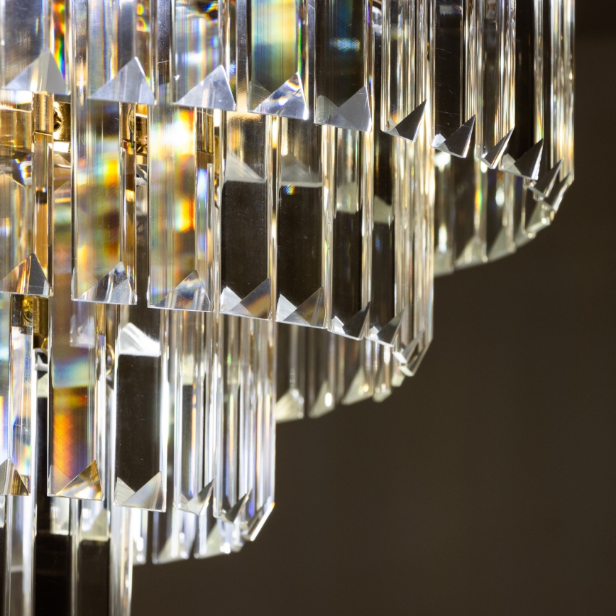 Brilagi - Surface-mounted chandelier CRYSTAL 5xE14/40W/230V gold