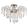 Brilagi - Surface-mounted chandelier CRYSTAL 6xE14/60W/230V shiny chrome