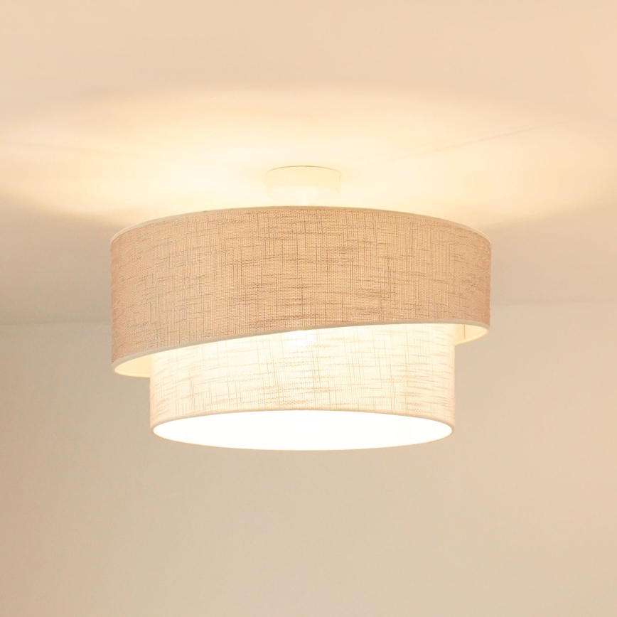 Brilagi - Surface-mounted chandelier DOVER SHINE 1xE27/15W/230V d. 50 cm grey/creamy