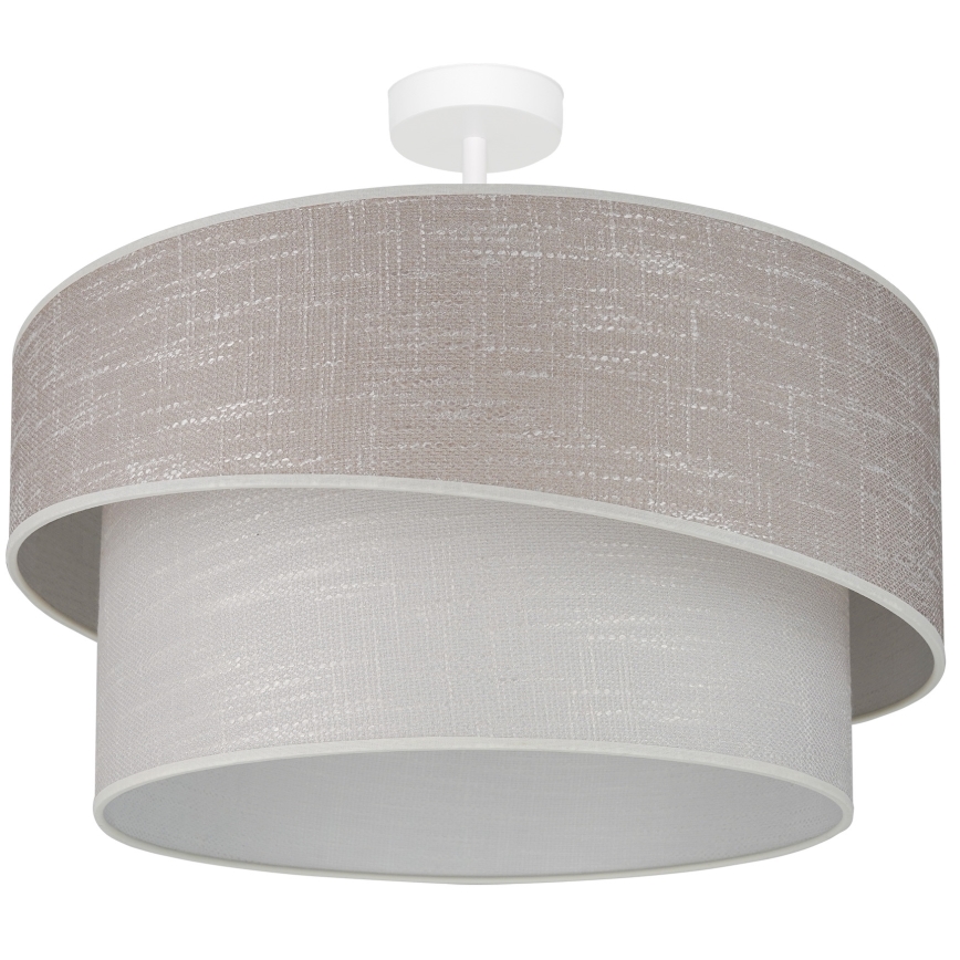 Brilagi - Surface-mounted chandelier DOVER SHINE 1xE27/15W/230V d. 50 cm grey/creamy