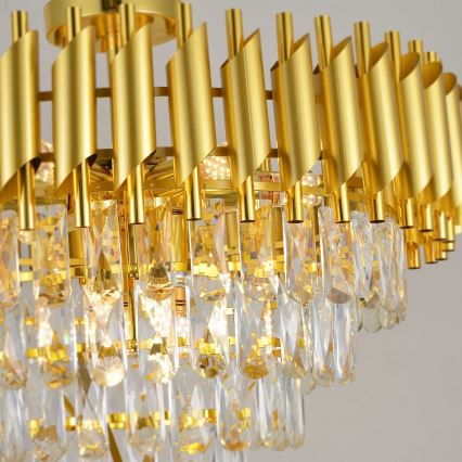 BRILAGI - Surface-mounted chandelier ECLIPSE 9xE14/10W/230V Ø 58 cm gold
