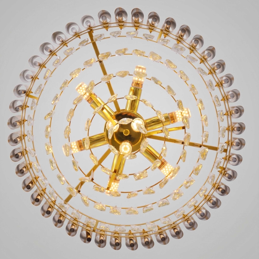 BRILAGI - Surface-mounted chandelier ECLIPSE 9xE14/10W/230V Ø 58 cm gold