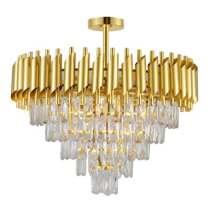BRILAGI - Surface-mounted chandelier ECLIPSE 9xE14/10W/230V Ø 58 cm gold