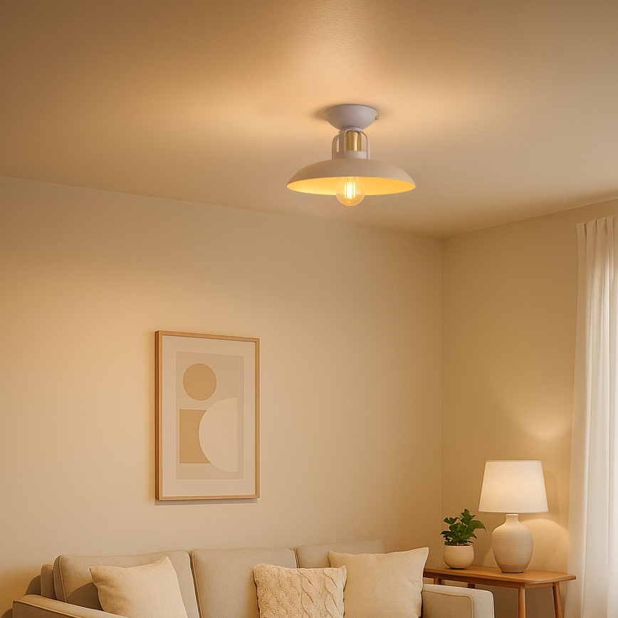 Brilagi - Surface-mounted chandelier FLAMENGO 1xE27/60W/230V beige