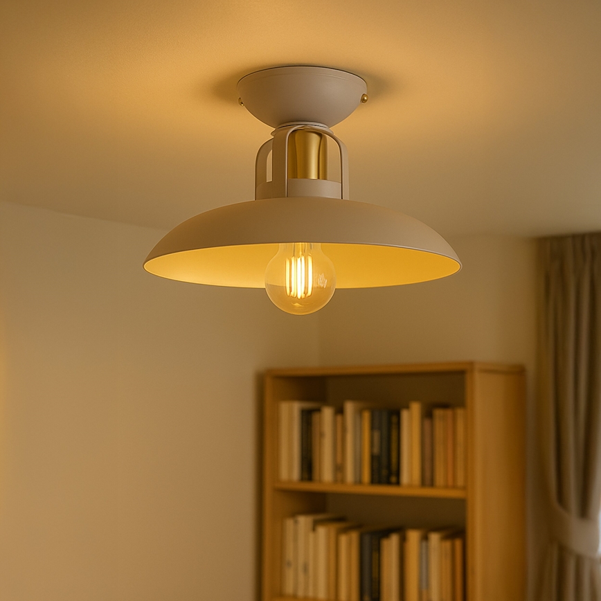 Brilagi - Surface-mounted chandelier FLAMENGO 1xE27/60W/230V beige