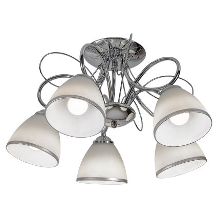 Brilagi - Surface-mounted chandelier FRED 5xE27/60W/230V dia. 59 cm polished chrome