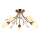 Brilagi - Surface-mounted chandelier MEGAPOLIS 5xE14/60W/230V brass