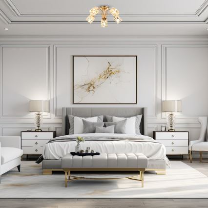 Brilagi - Surface-mounted chandelier MEGAPOLIS 5xE14/60W/230V gold