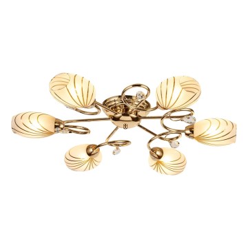 Brilagi - Surface-mounted chandelier MEGAPOLIS 6xE14/60W/230V gold