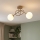 Brilagi - Surface-mounted chandelier MILO ECRU 2xE27/60W/230V beige/gold
