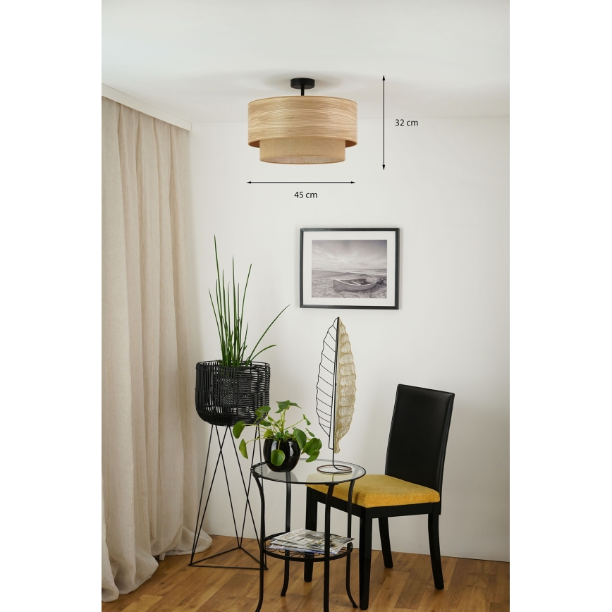 Brilagi - Surface-mounted chandelier MONTANA BOHO 1xE27/15W/230V d. 45 cm brown