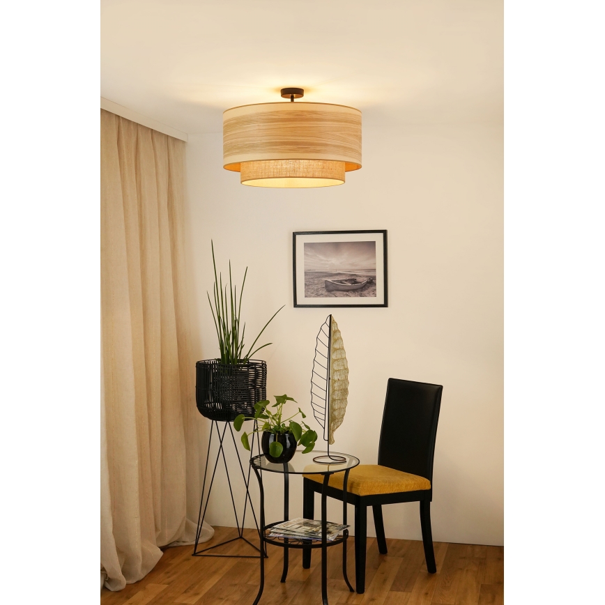 Brilagi - Surface-mounted chandelier MONTANA BOHO 1xE27/15W/230V d. 60 cm brown