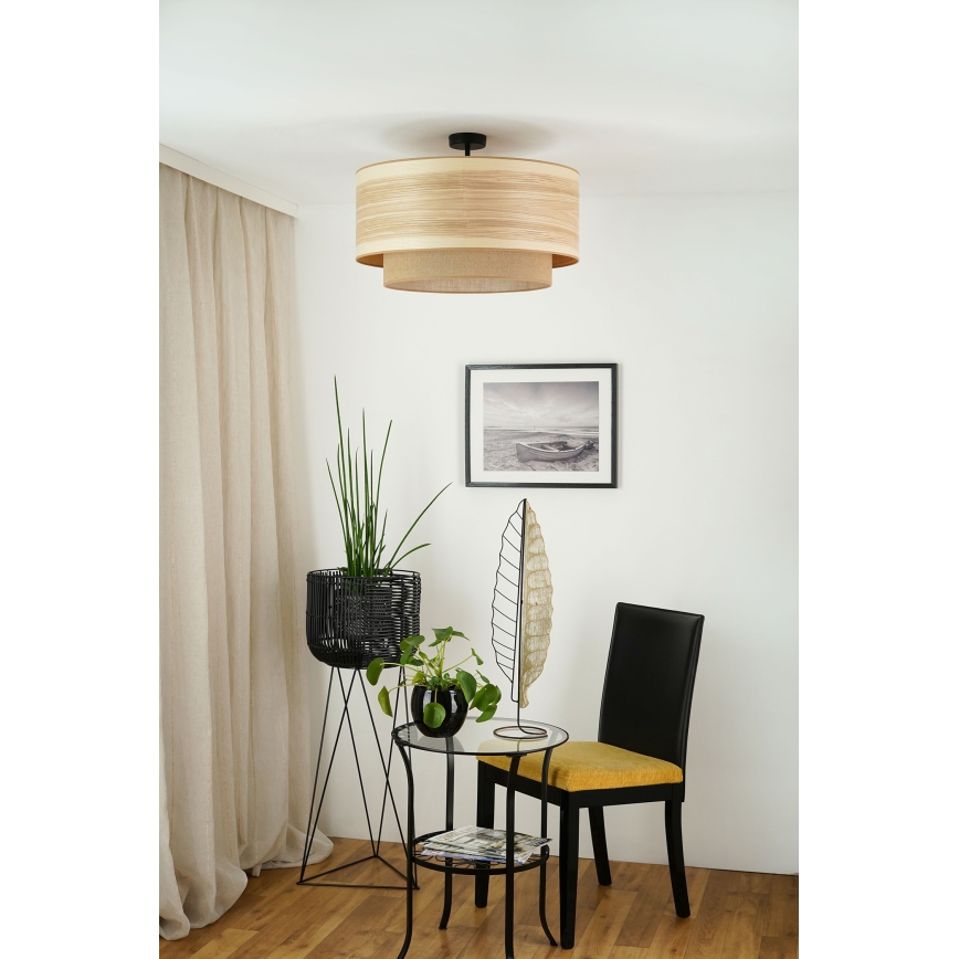 Brilagi - Surface-mounted chandelier MONTANA BOHO 1xE27/15W/230V d. 60 cm brown